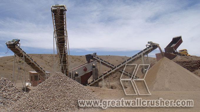 Cone crusher and jaw crusher for Iron Ore crushing plant