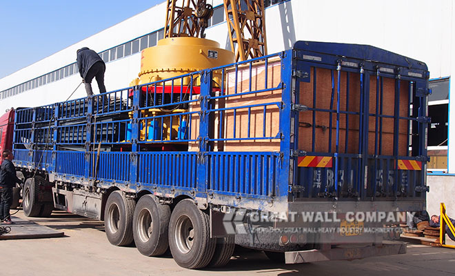 CZS cone crusher delivery site for crushing plant